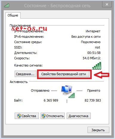 Как узнать или посмотреть пароль WiFi в Windows 8?